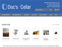 Tablet Screenshot of docscellar.com